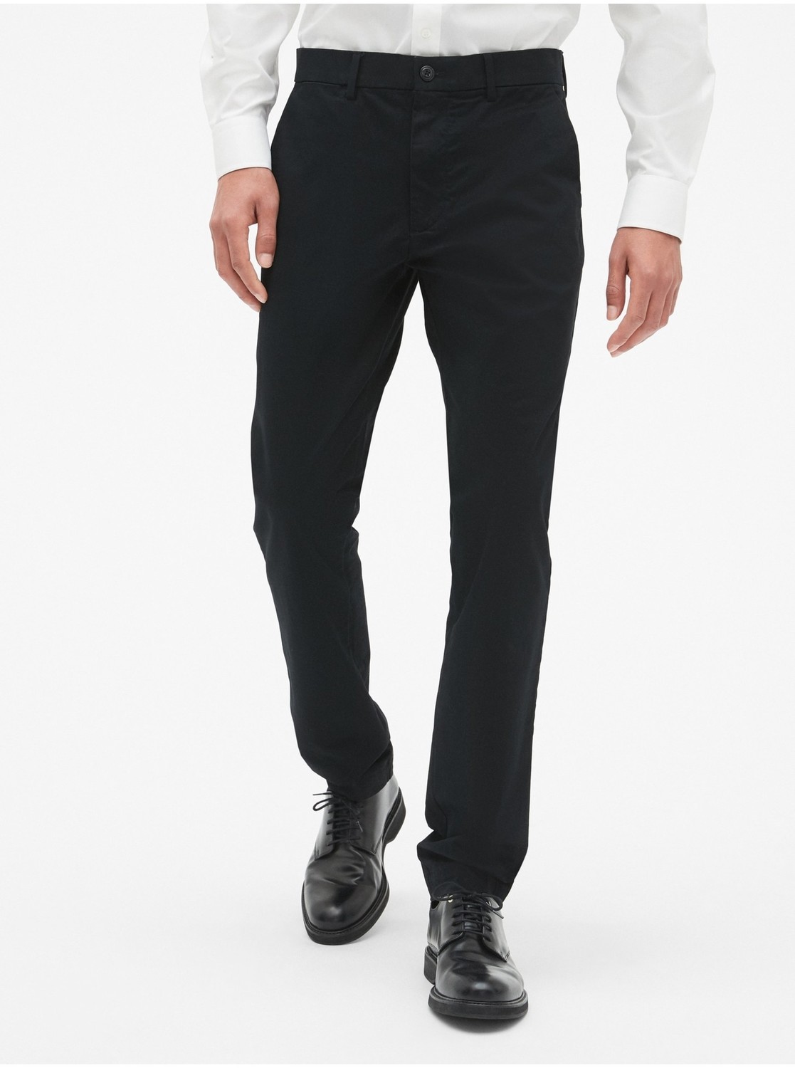 Čierne pánske nohavice GAP GapFlex