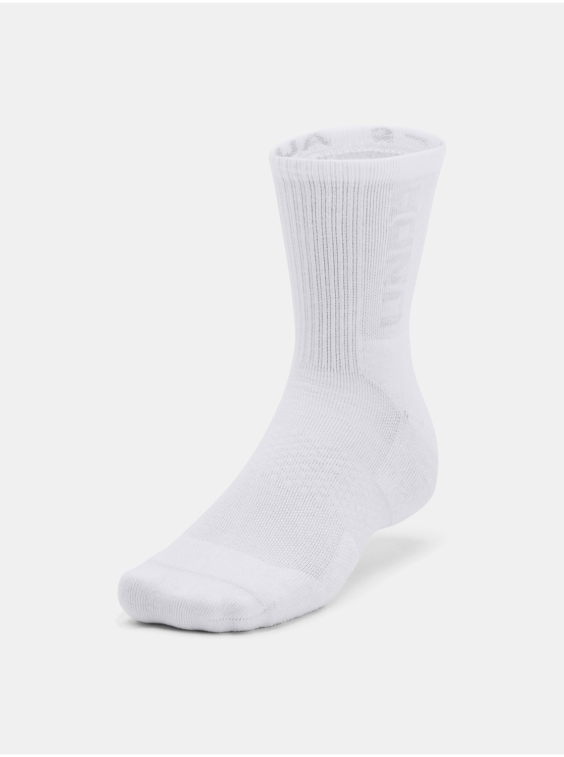 Ponožky Under Armour UA 3-Maker 3pk Mid-Crew - biela