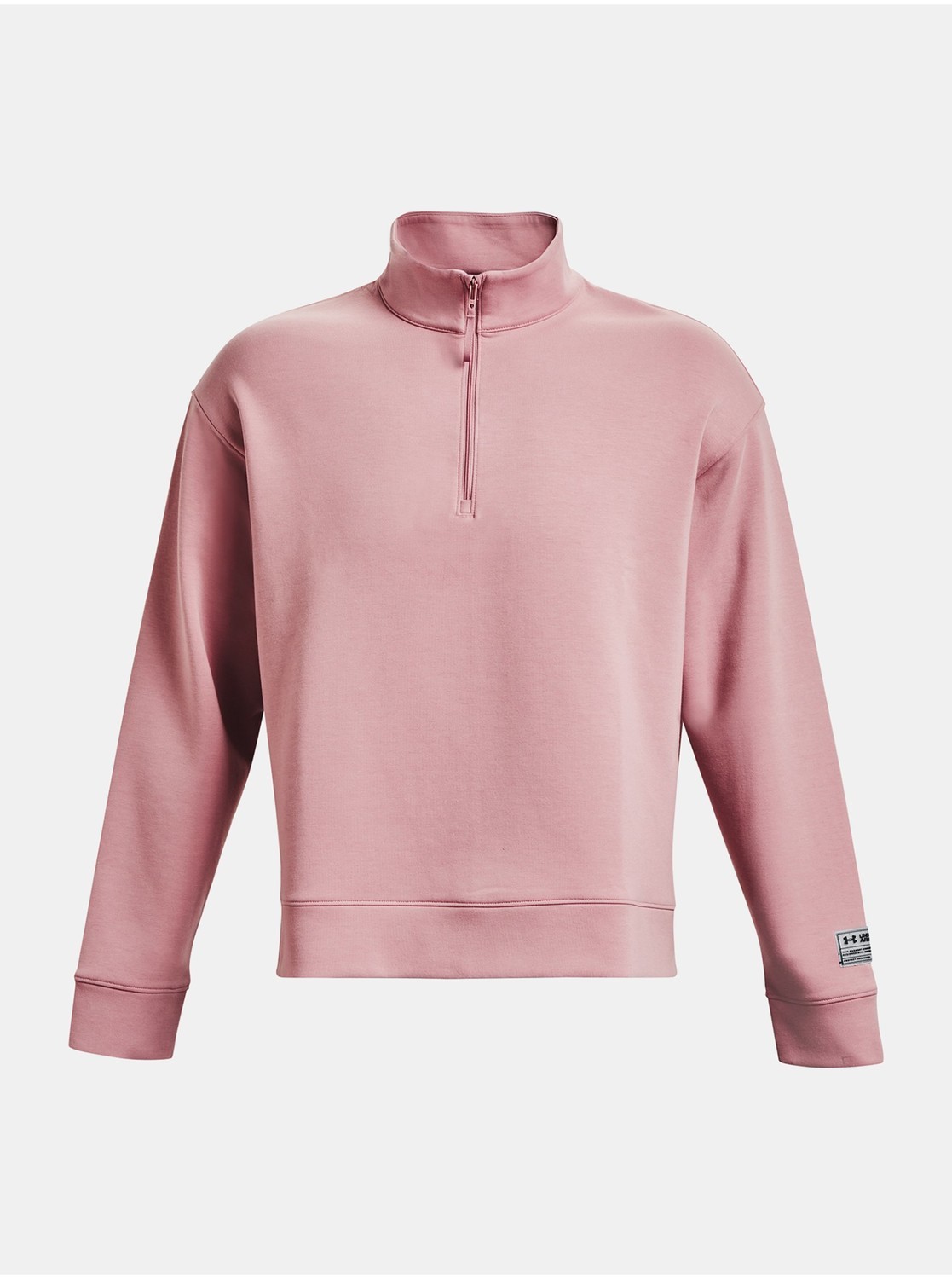 Mikiny s kapucou pre mužov Under Armour - ružová