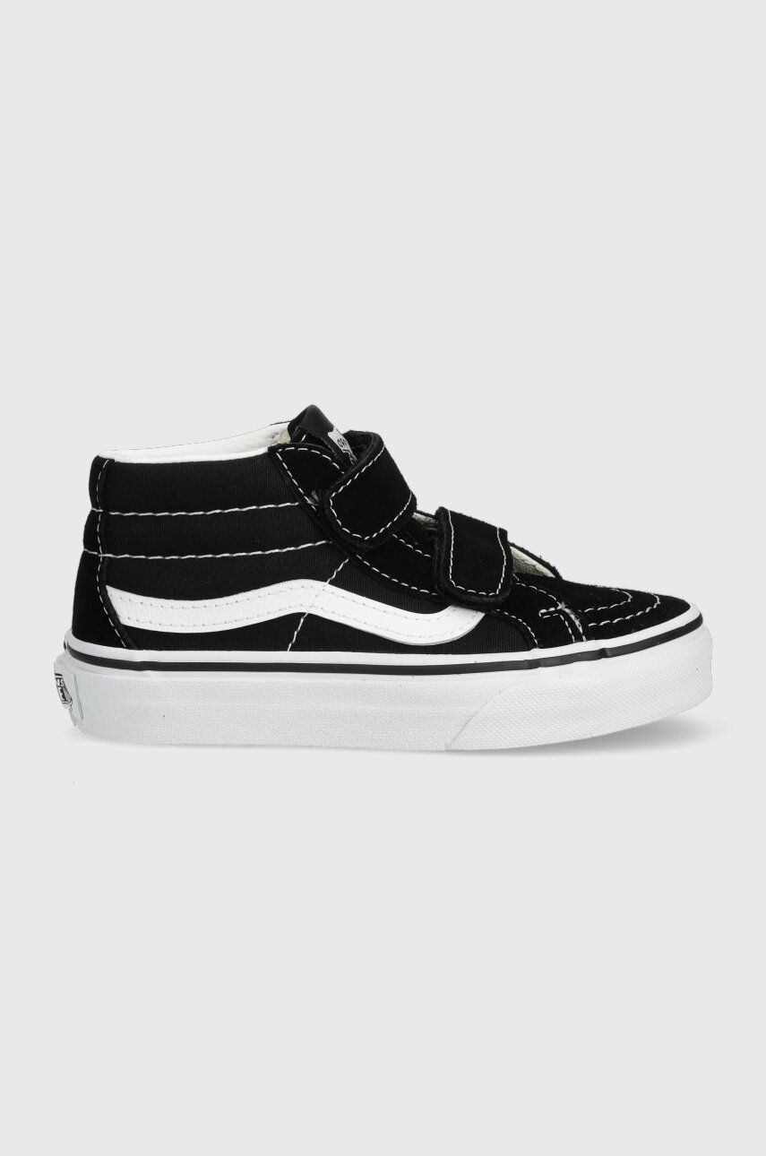 Detské tenisky Vans UY SK8-Mid Reissue V VN00018TBD61 čierna farba