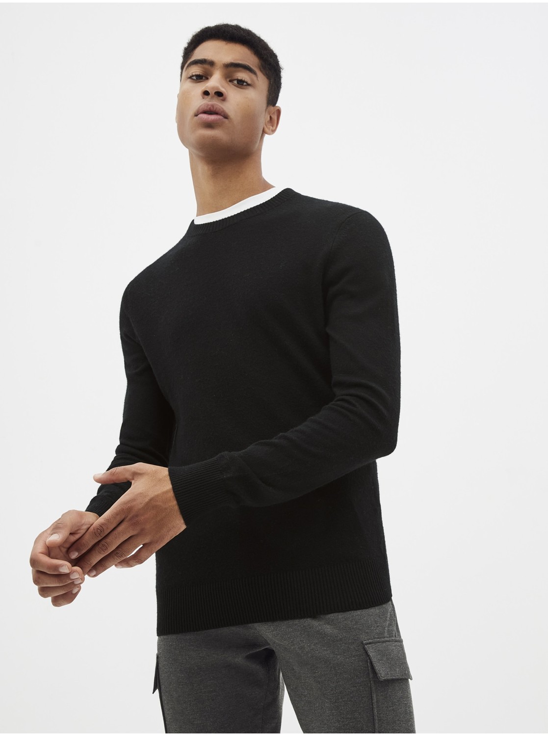 Černý basic svetr Celio Sesweet