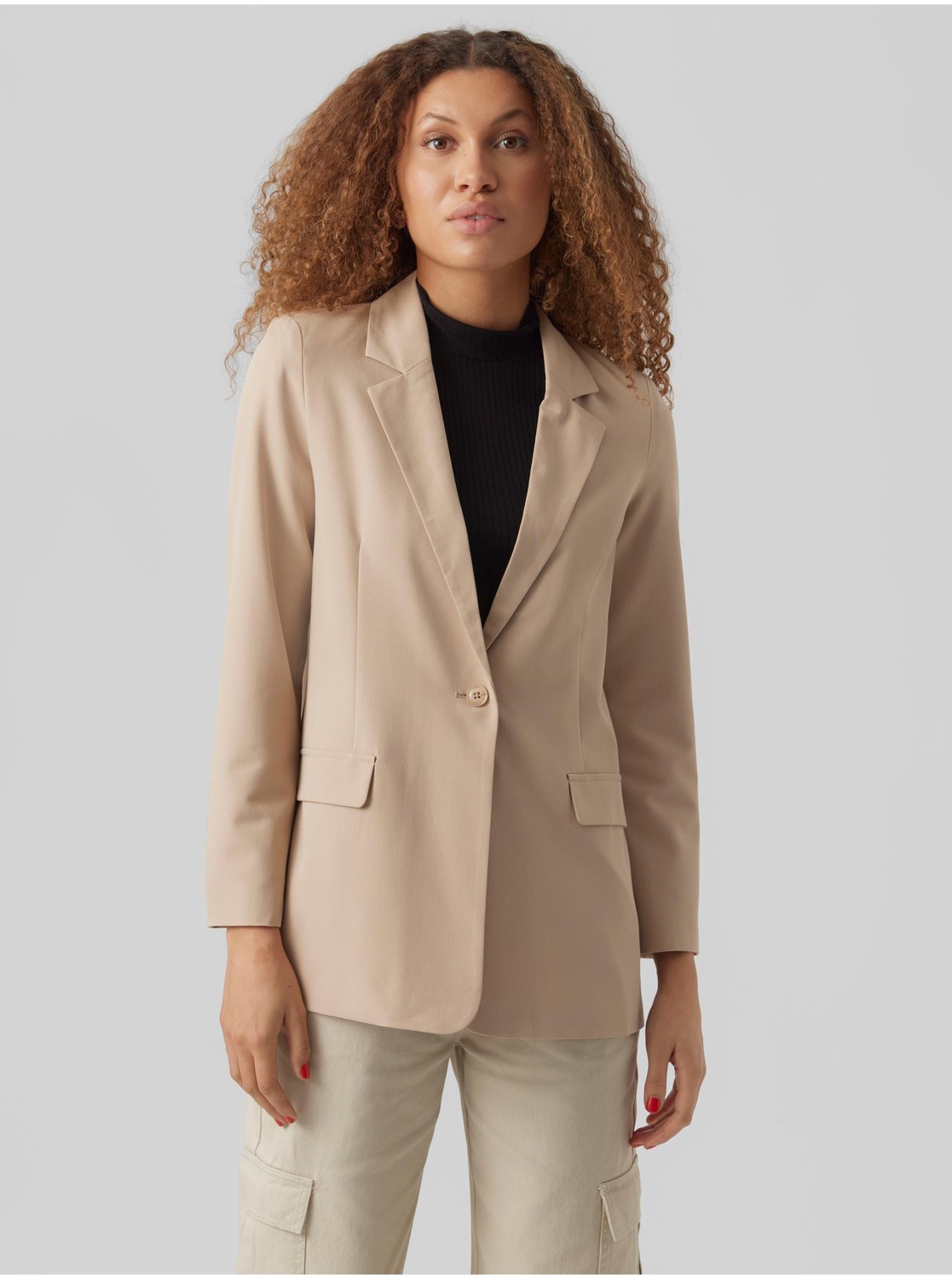 Saká pre ženy VERO MODA - béžová