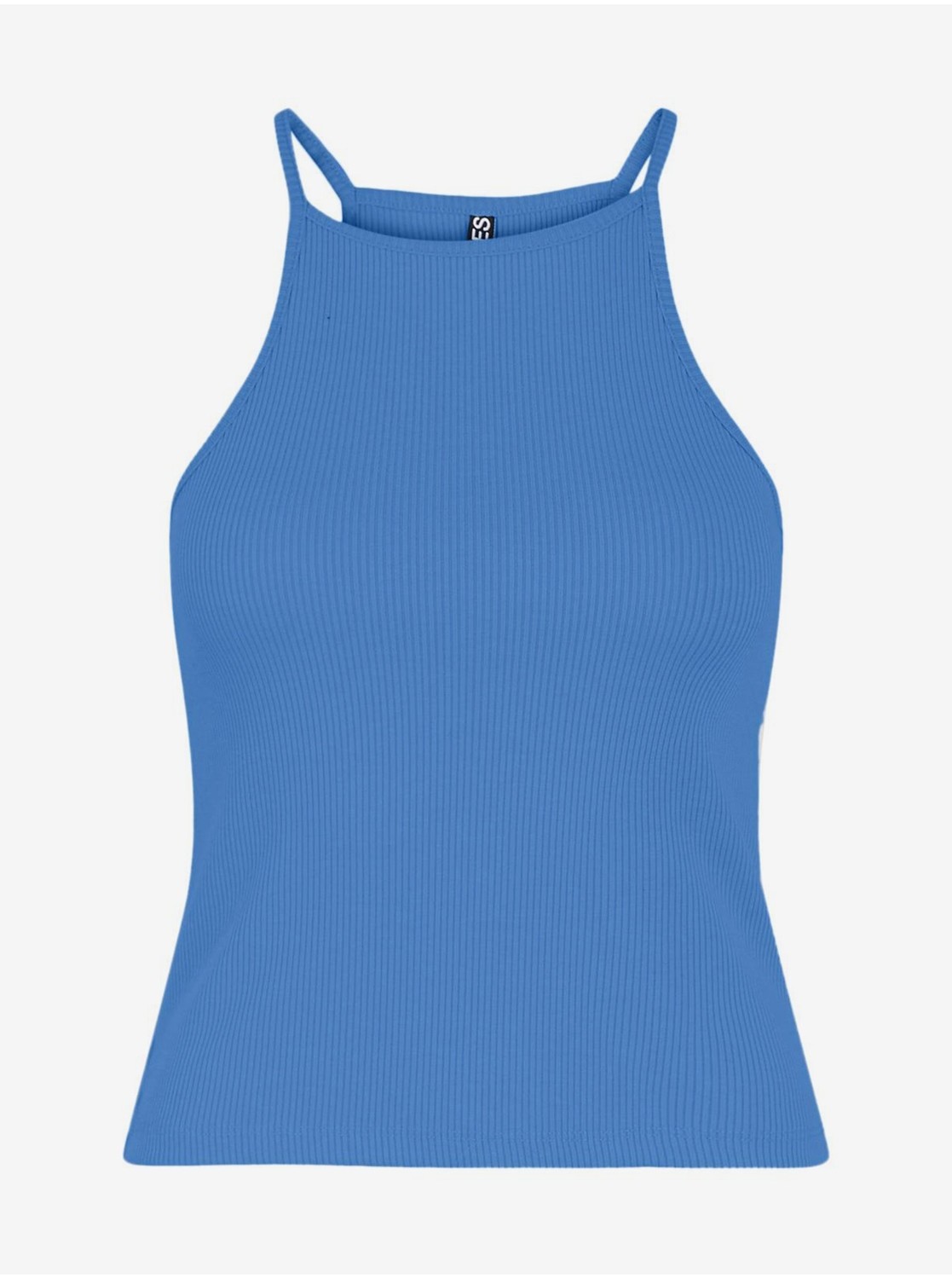 Modré dámske basic tielko Pieces Costina