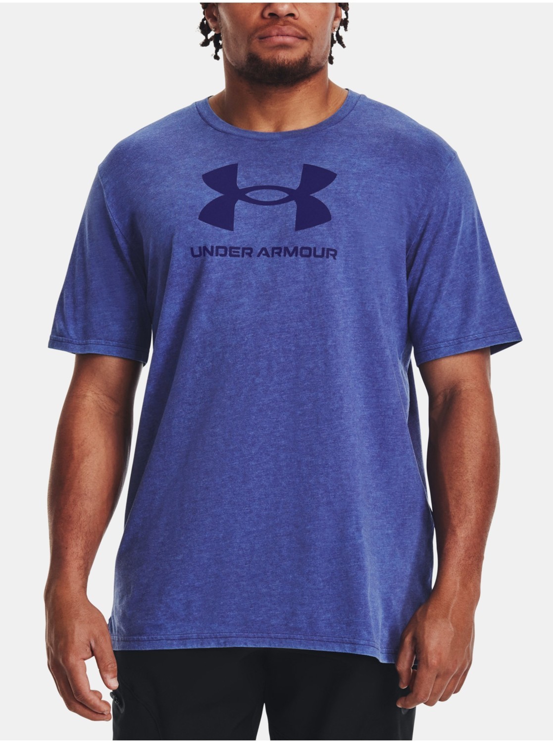 Tričko Under Armour UA WASH TONAL SPORTSTYLE SS-BLU