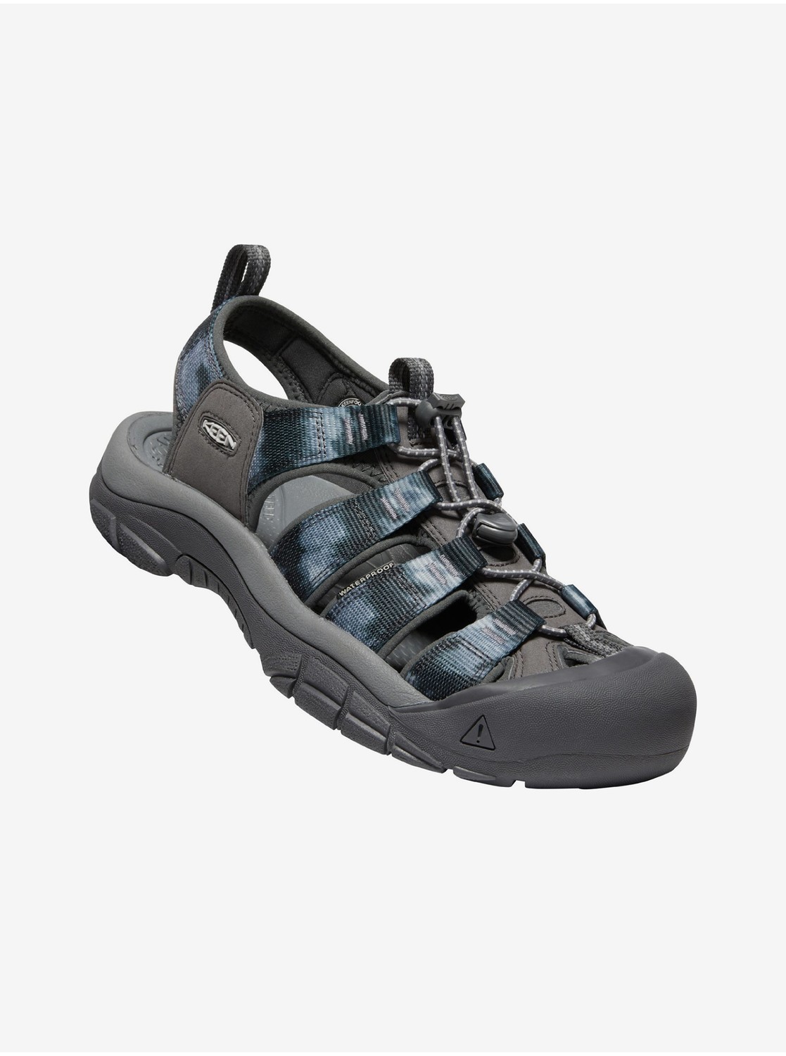 Šedé pánske outdoorové sandále Keen Newport H2