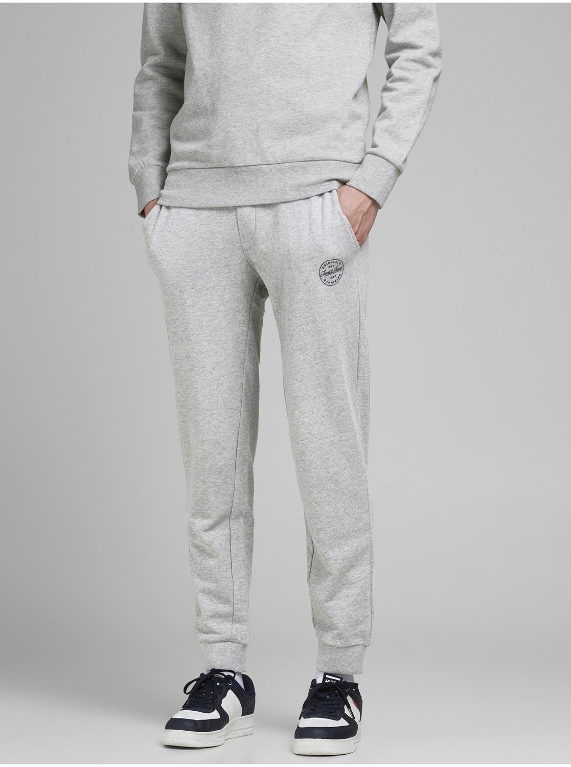 Svetlošedé tepláky Jack & Jones Gordon