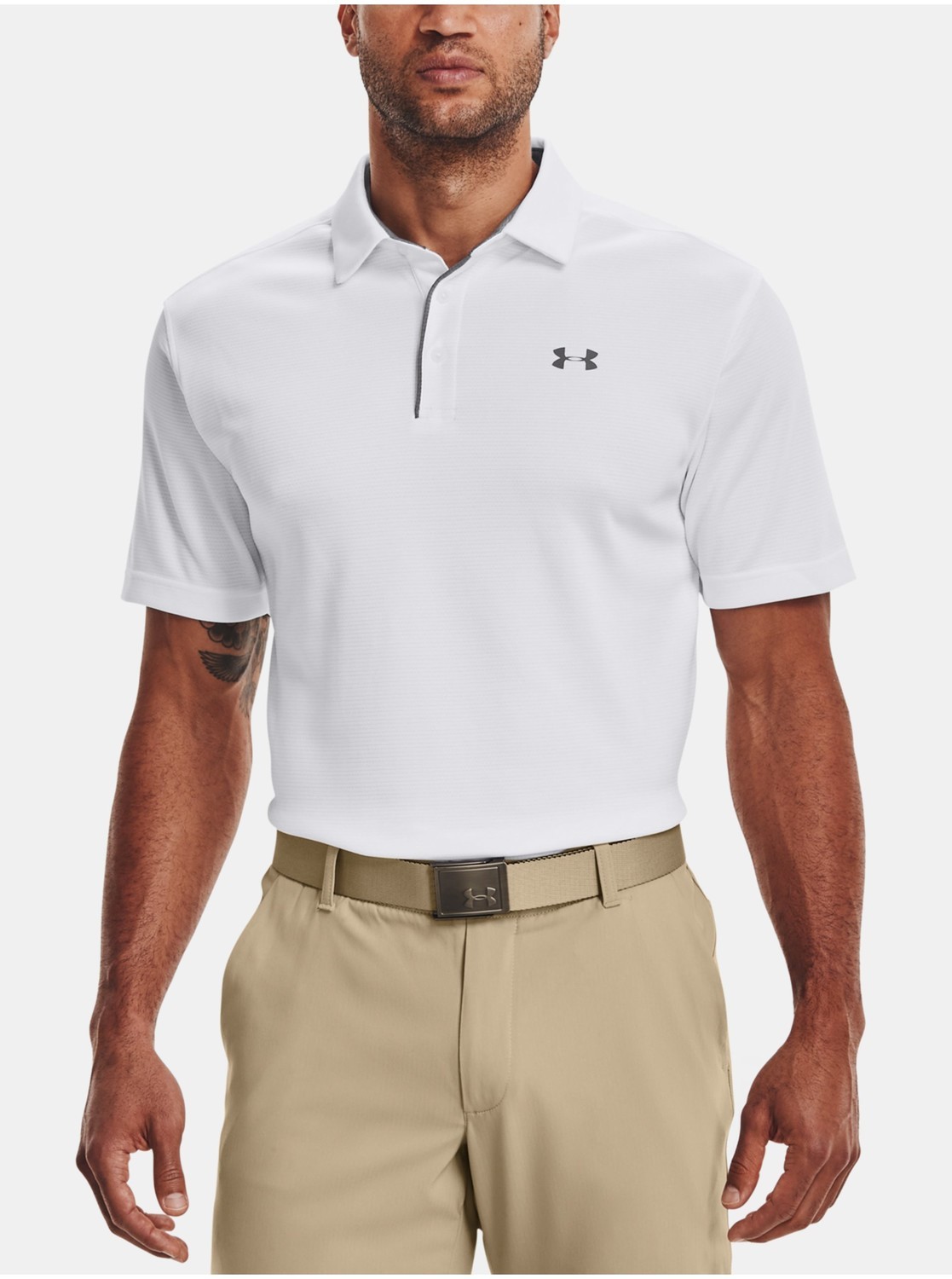 Biela pánska polokošeľa Under Armour