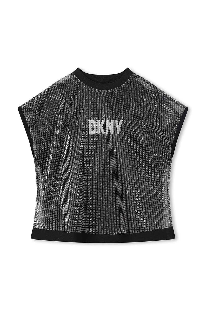 Detské tričko Dkny šedá farba