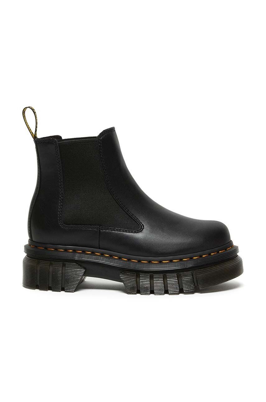 Členkové topánky Dr. Martens Audrick dámske, čierna farba, na platforme, DM27148001