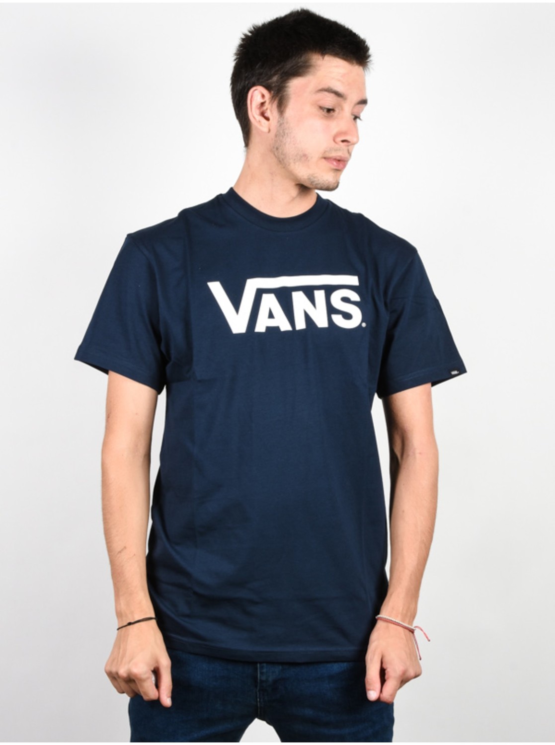 Tmavě modré pánské tričko VANS