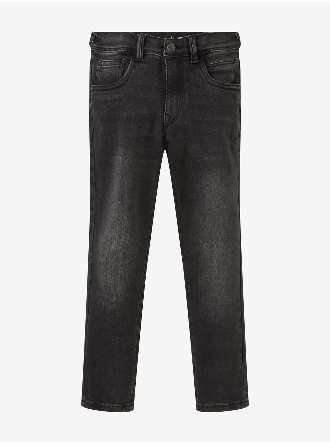 Čierne chlapčenské slim fit rifle Tom Tailor