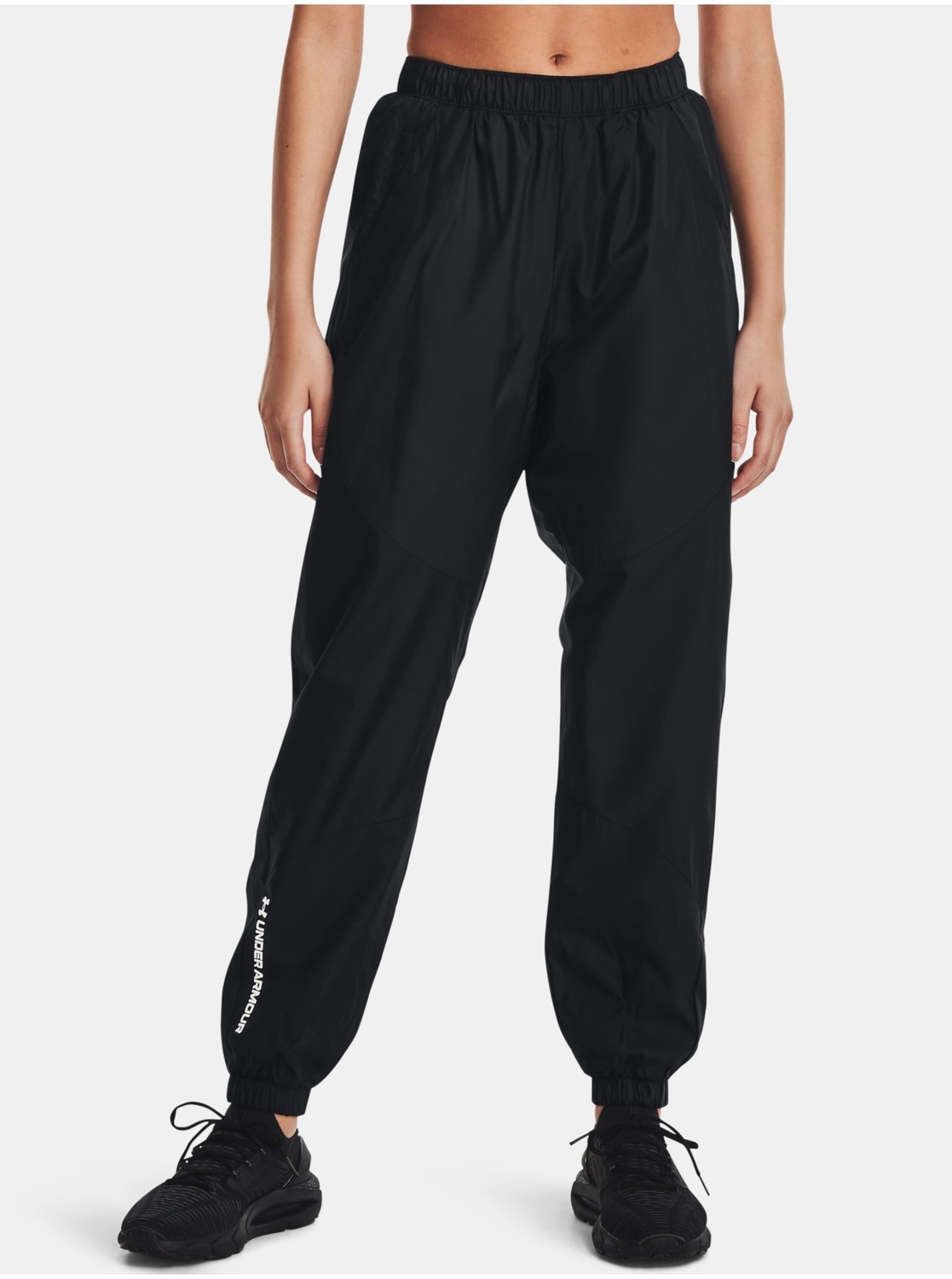 Nohavice Under Armour UA Rush Woven Pant - čierna