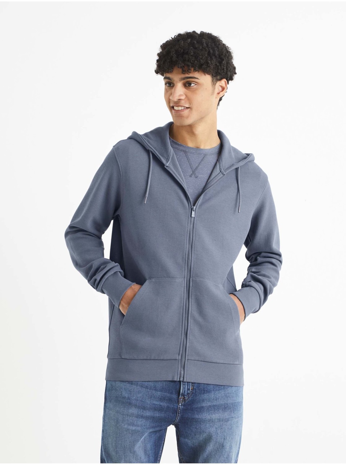 Svetre a Mikiny pre mužov Celio - modrá