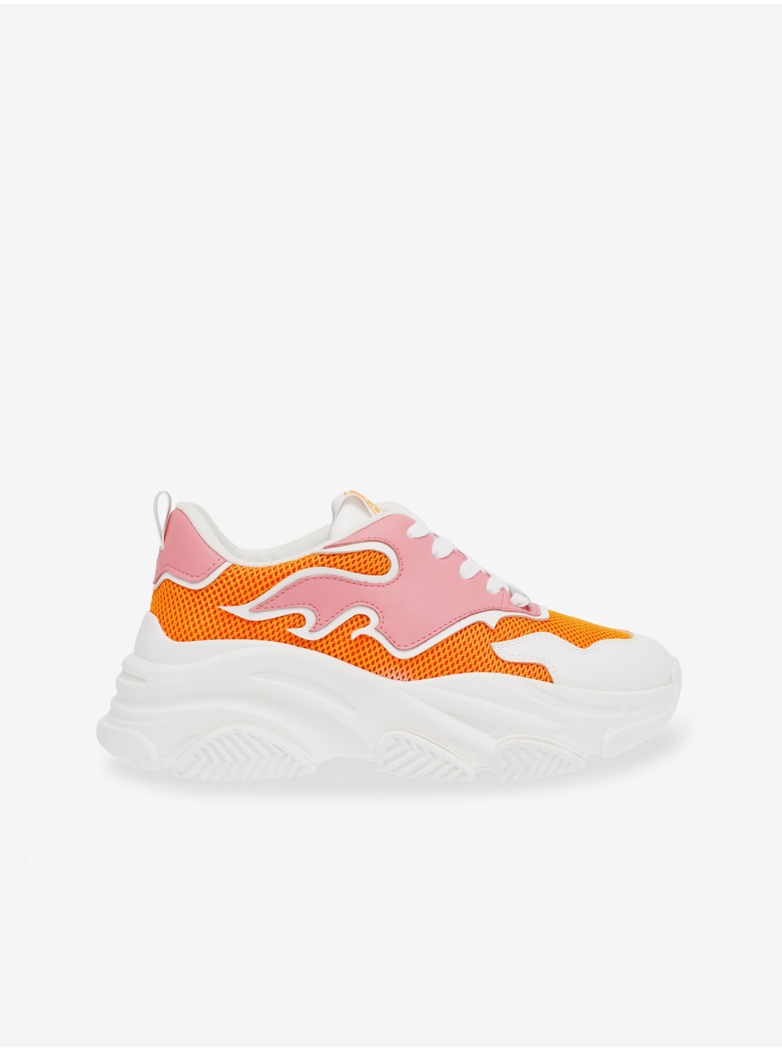 Tenisky pre ženy Steve Madden - biela, oranžová, ružová