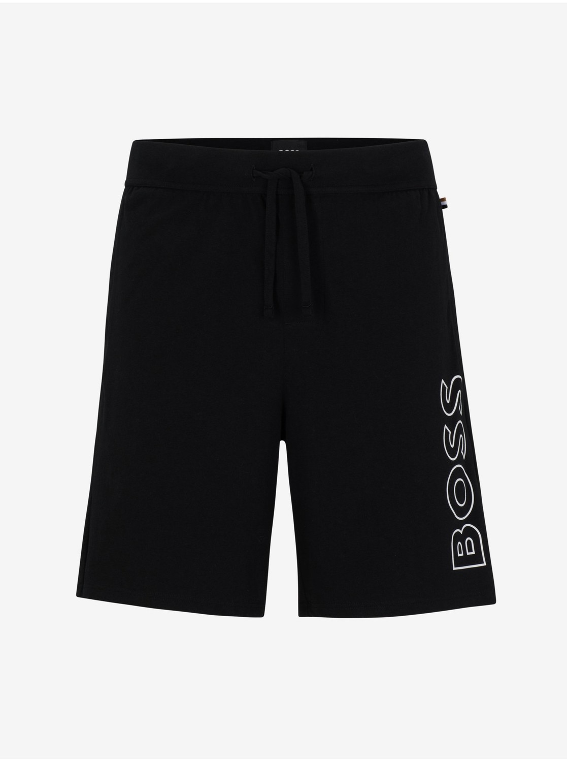 Čierne pánske pyžamové kraťasy Hugo Boss