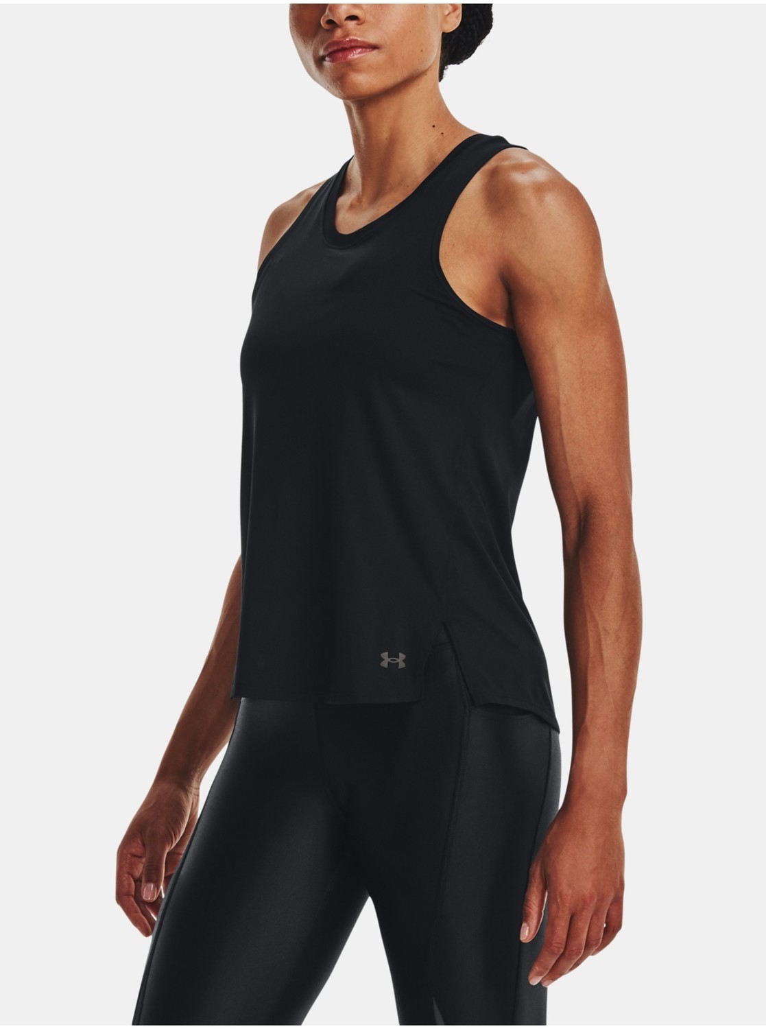 Čierne dámske športové tielko Under Armour Laser Tank