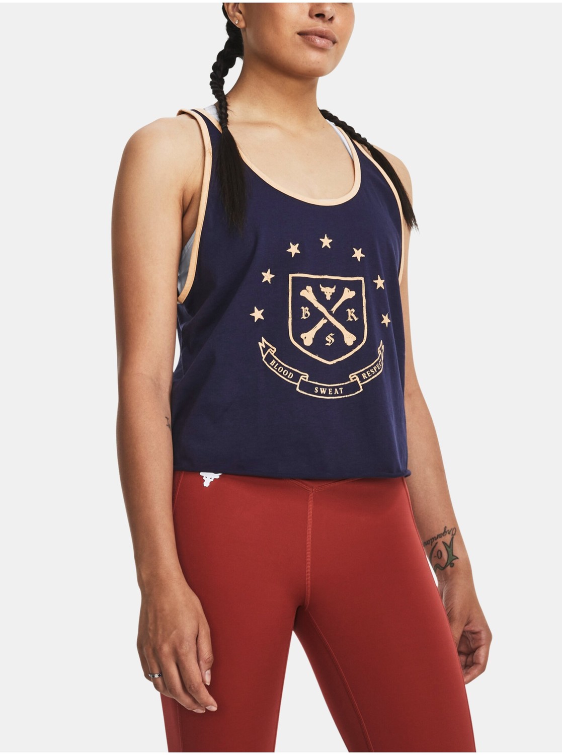 Topy a trička pre ženy Under Armour - tmavomodrá