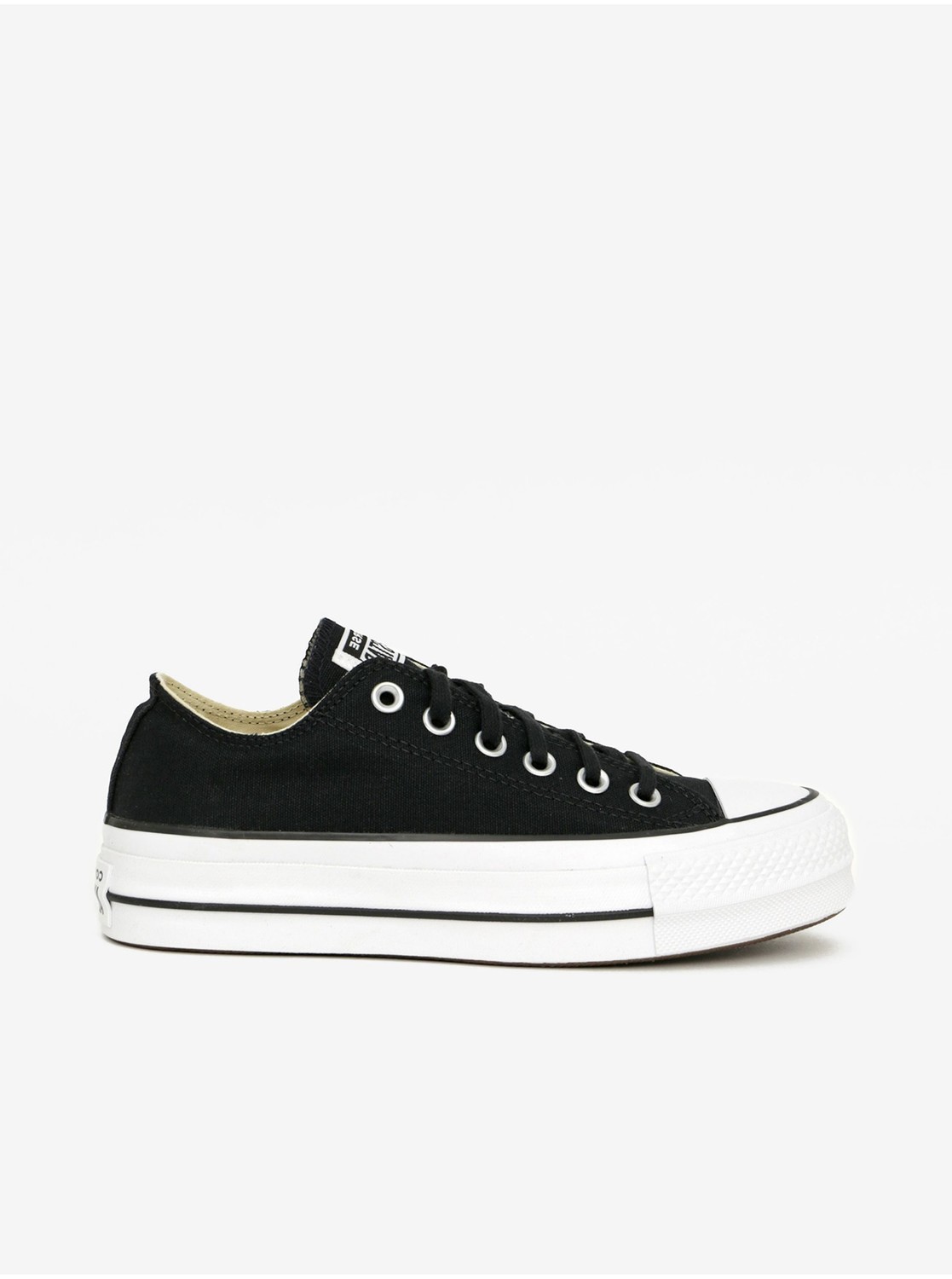 Čierne dámske tenisky na platforme Converse