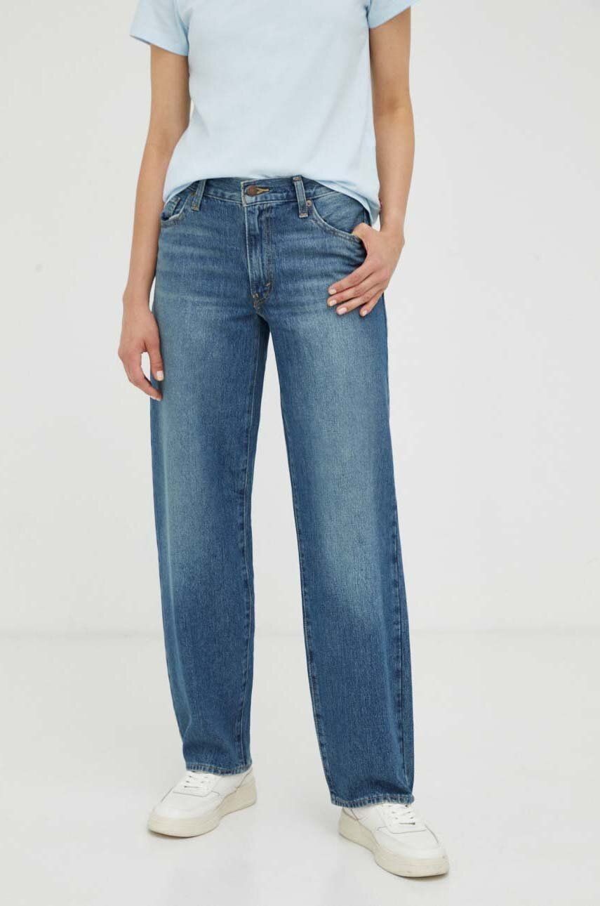 Rifle Levi's BAGGY DAD dámske, stredne vysoký pás