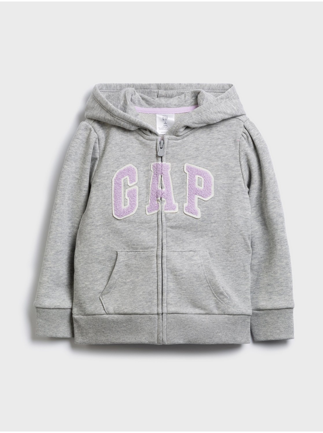 Šedá dievčenská mikina GAP Logo