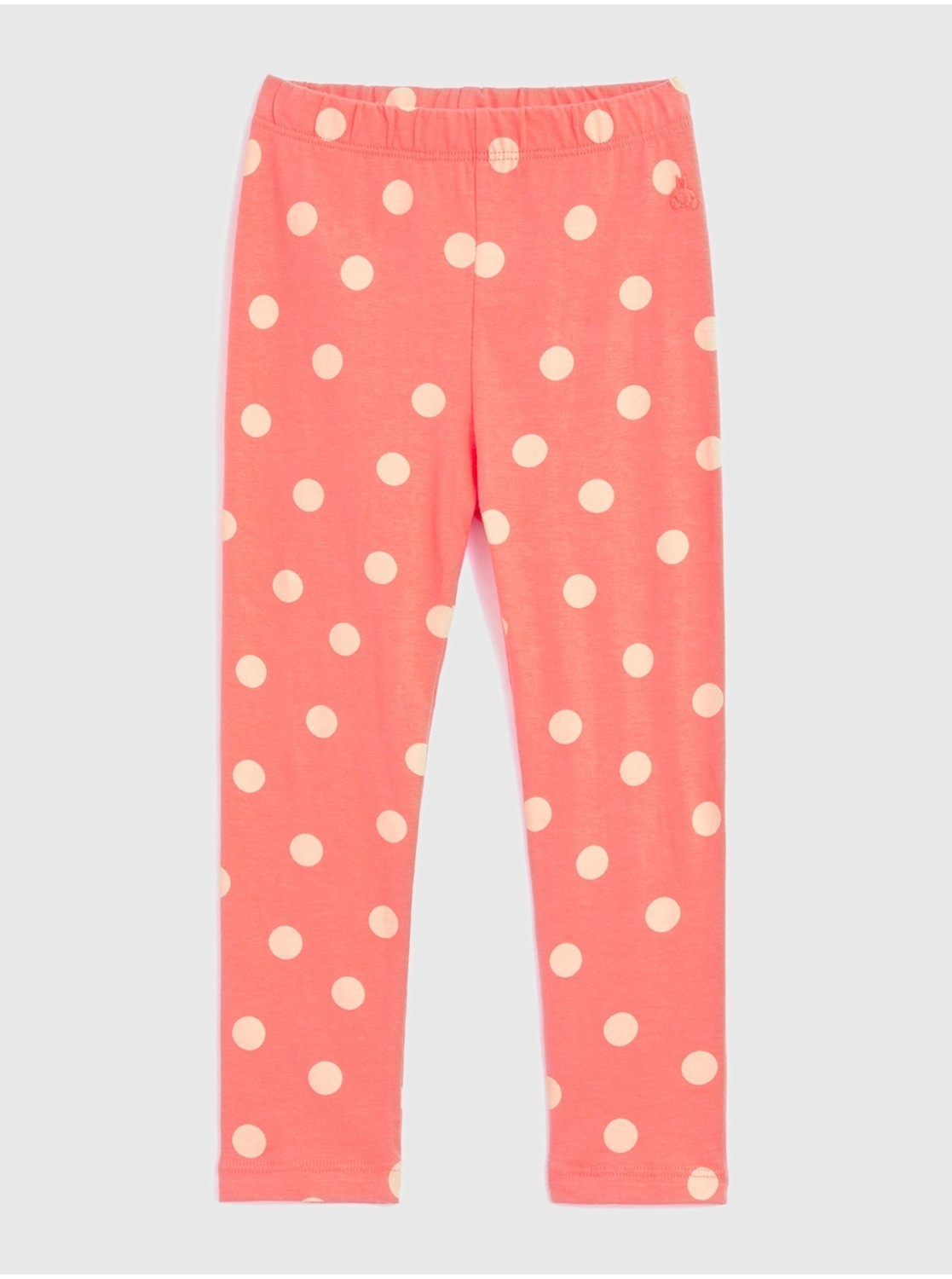 Ružové dievčenské legíny bodkované GAP