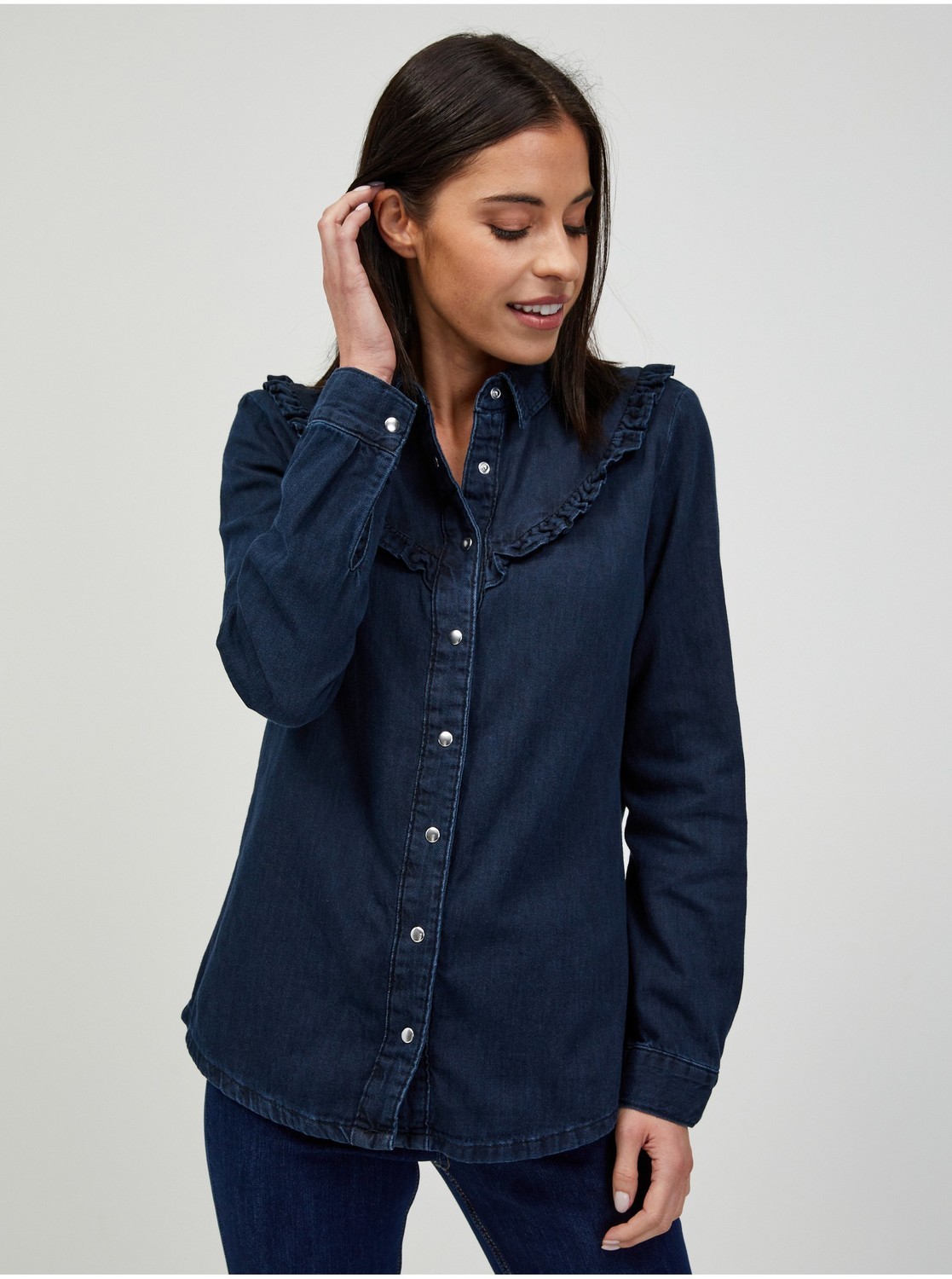 Košele pre ženy ORSAY - tmavomodrá