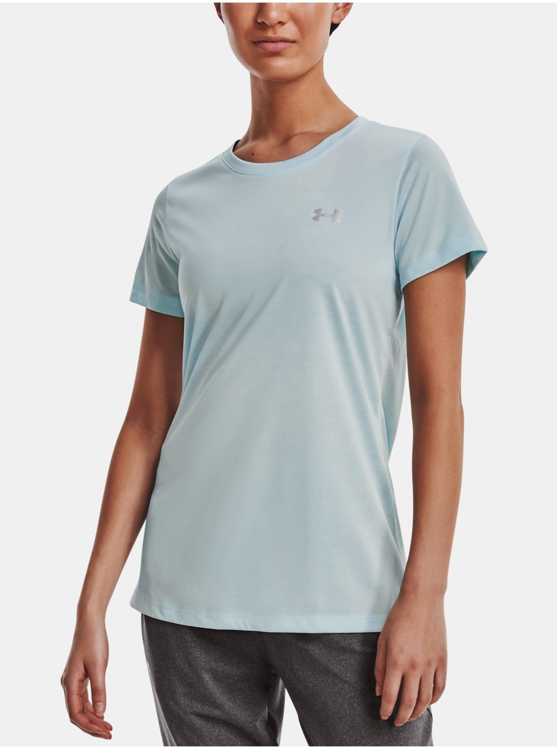 Topy a trička pre ženy Under Armour - svetlomodrá
