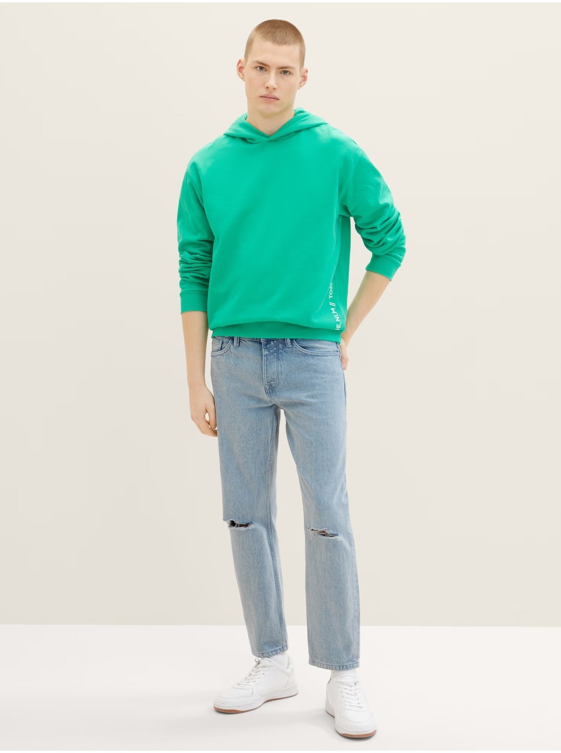 Svetlomodré pánske straight fit džínsy Tom Tailor Denim