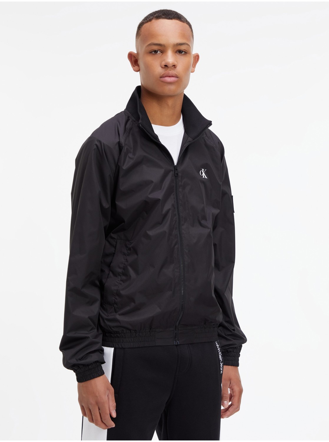 Ľahké bundy pre mužov Calvin Klein Jeans - čierna