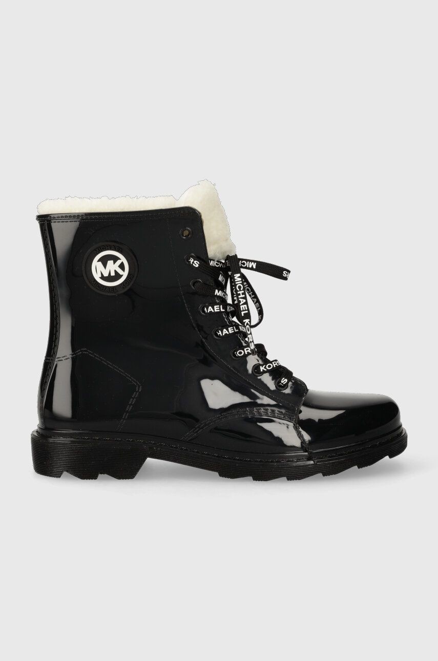 Detské gumáky Michael Kors čierna farba