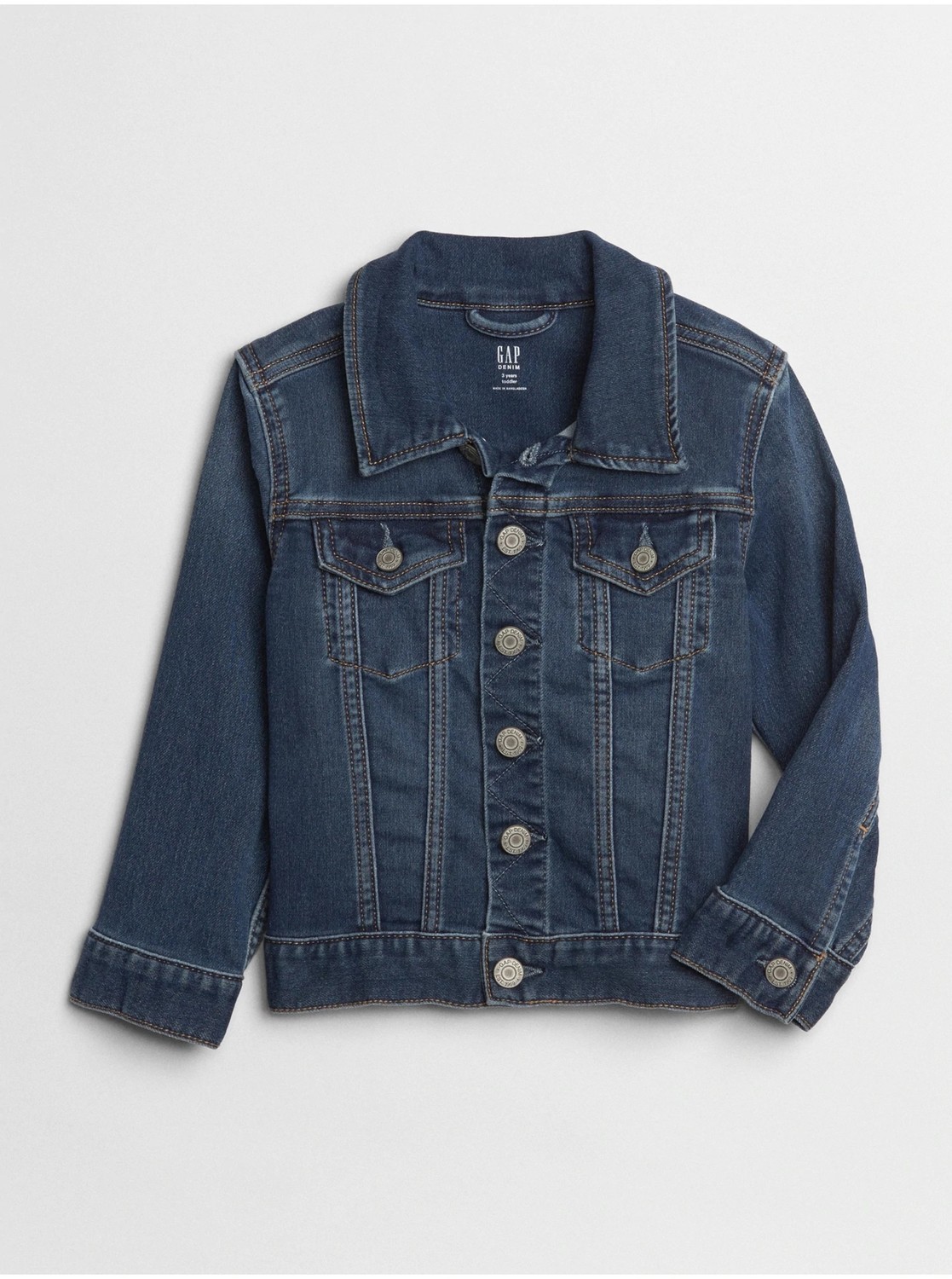 Modrá chlapčenská rifľová bunda GAP