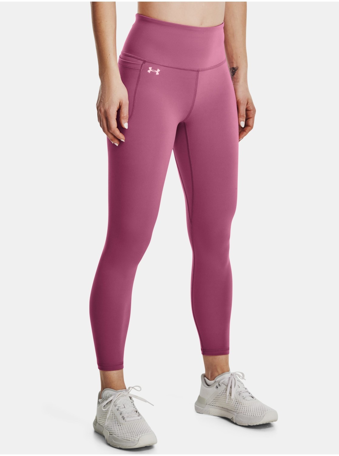 Ružové dámske legíny Under Armour Motion Ankle Leg