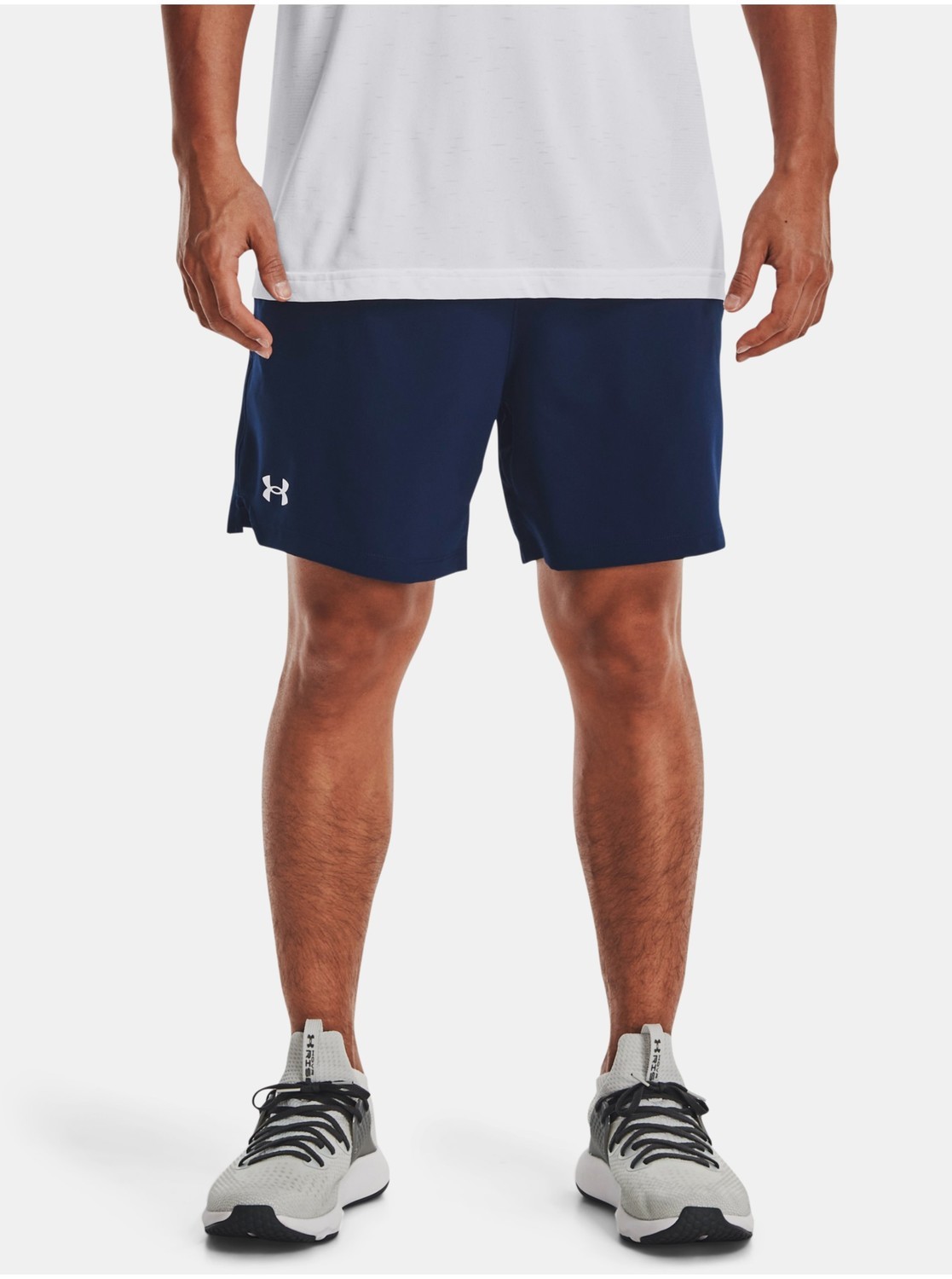 Nohavice a kraťasy pre mužov Under Armour - modrá