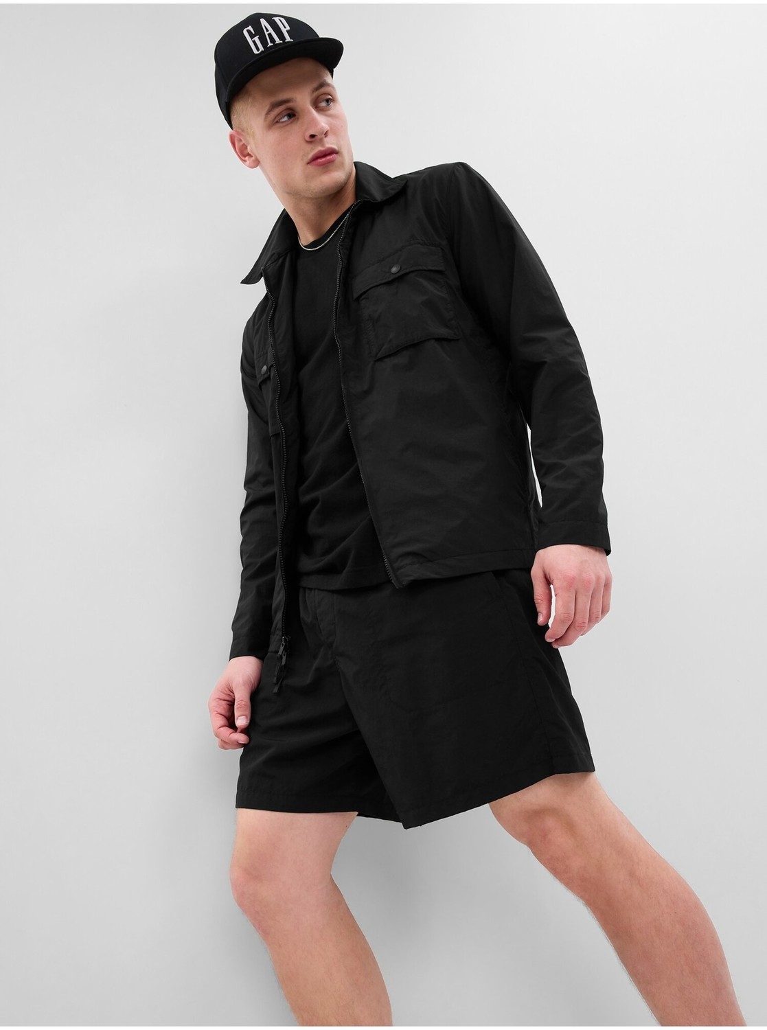 Čierna pánska bunda GAP