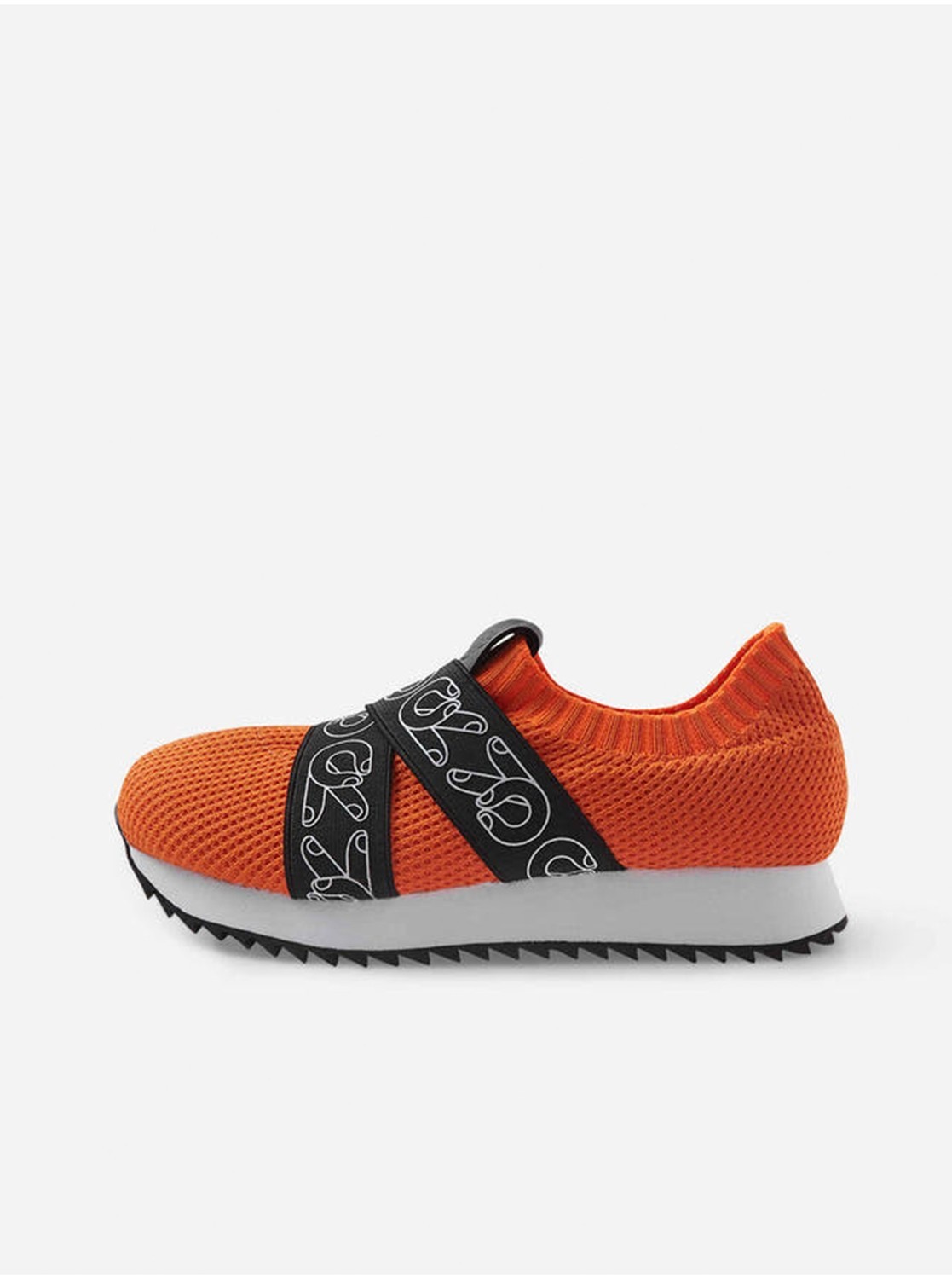 Oranžové dievčenské slip on tenisky Reima Ok