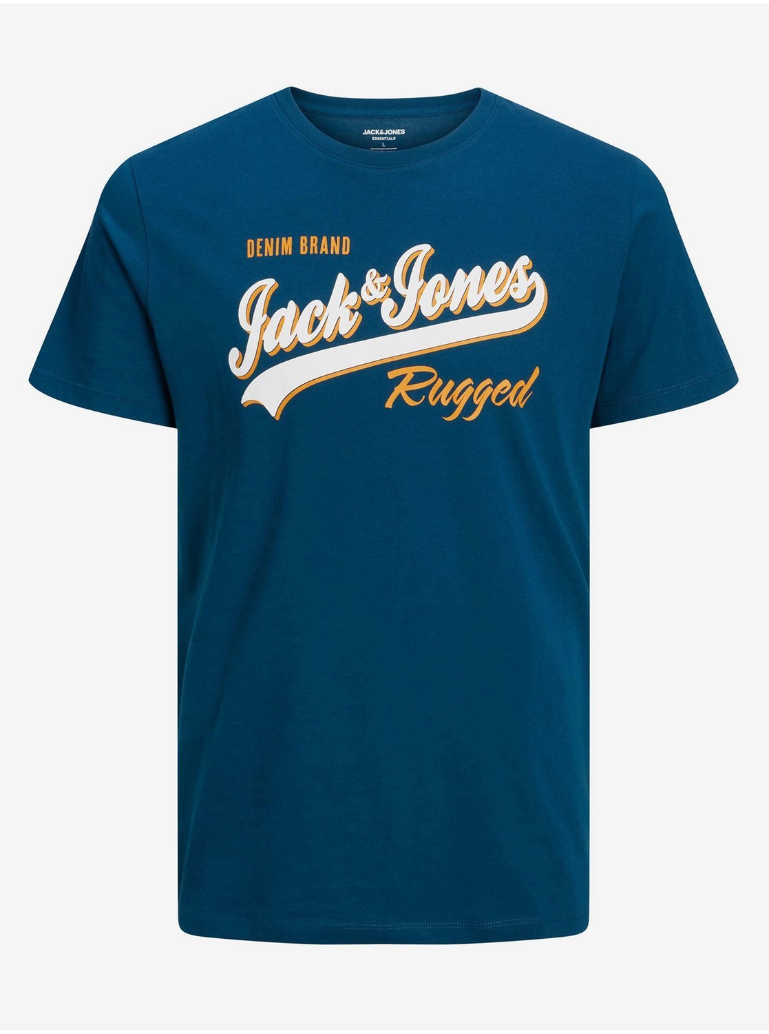 Modré pánske tričko Jack & Jones Logo