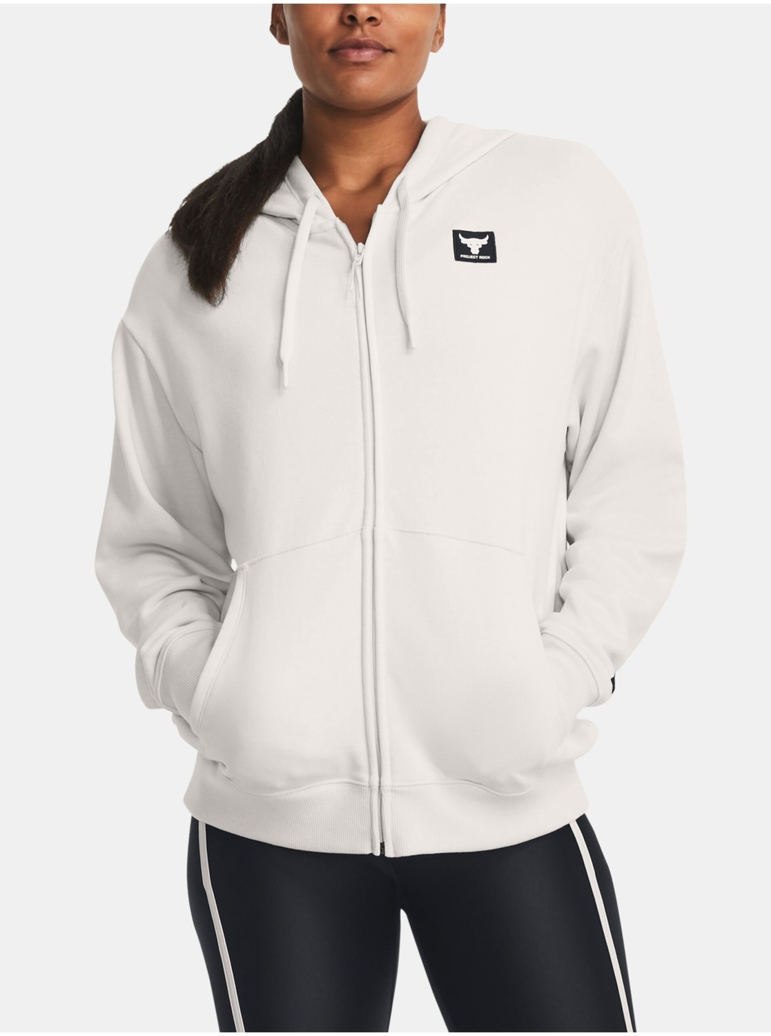 Bundy a mikiny pre ženy Under Armour - krémová