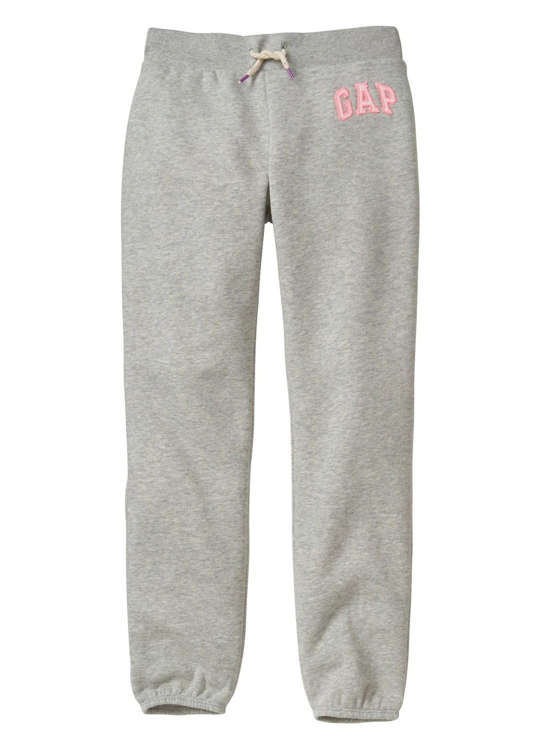 Šedé dievčenské tepláky s logom GAP