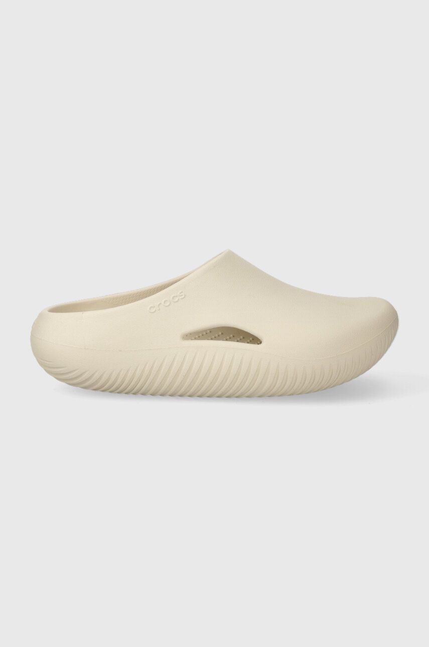 Šľapky Crocs Mellow Clog dámske, béžová farba, 208493