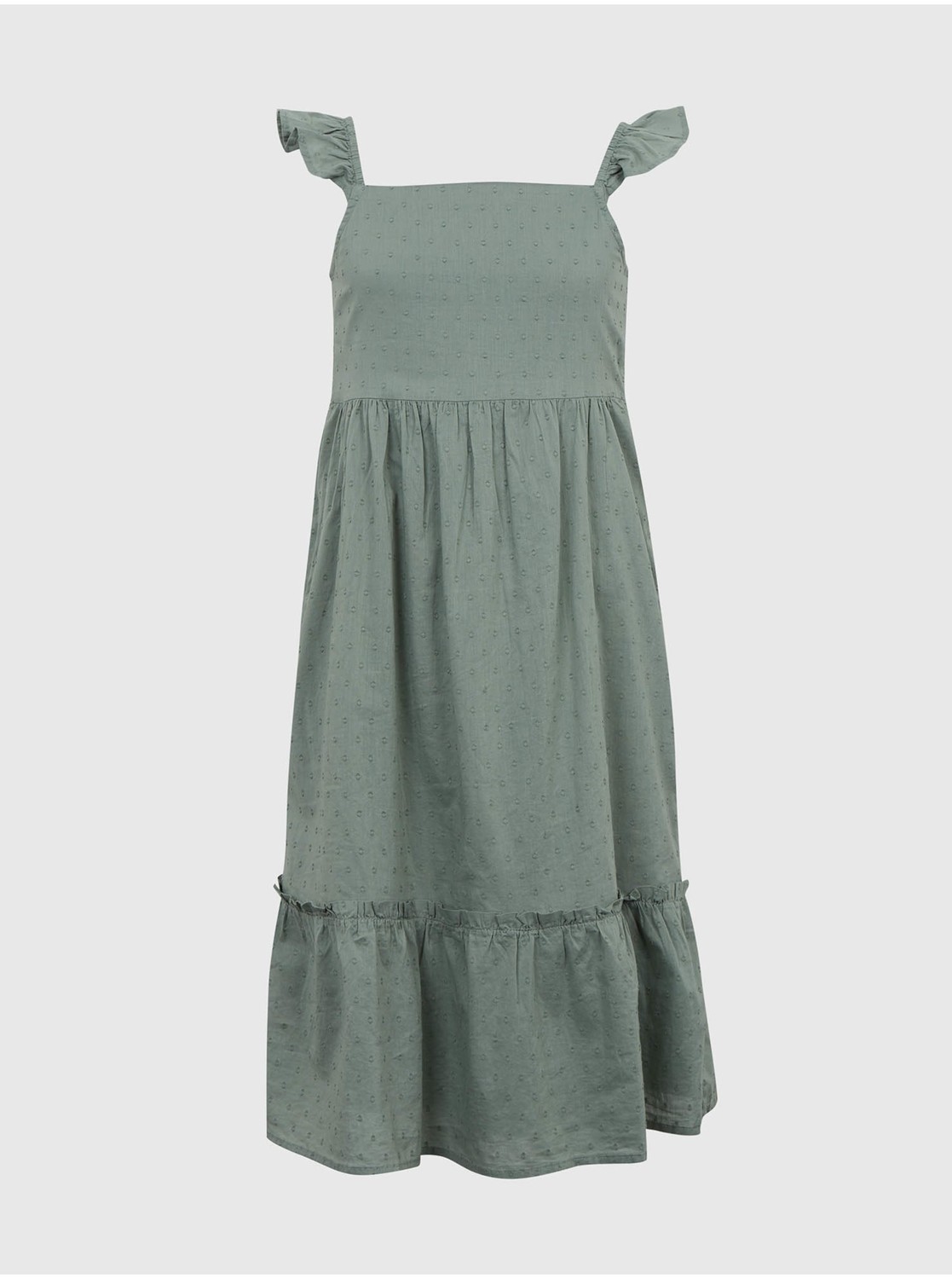 Zelené holčičí šaty na ramínka GAP