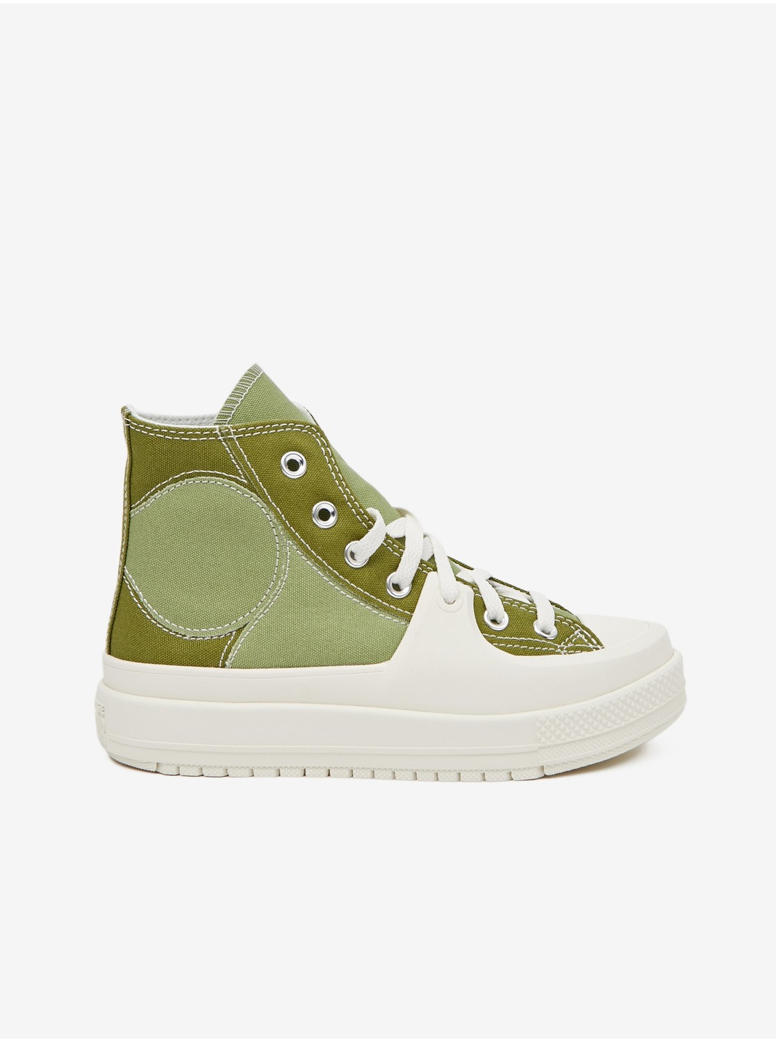 Zelené členkové tenisky Converse Chuck Taylor All Star Construct