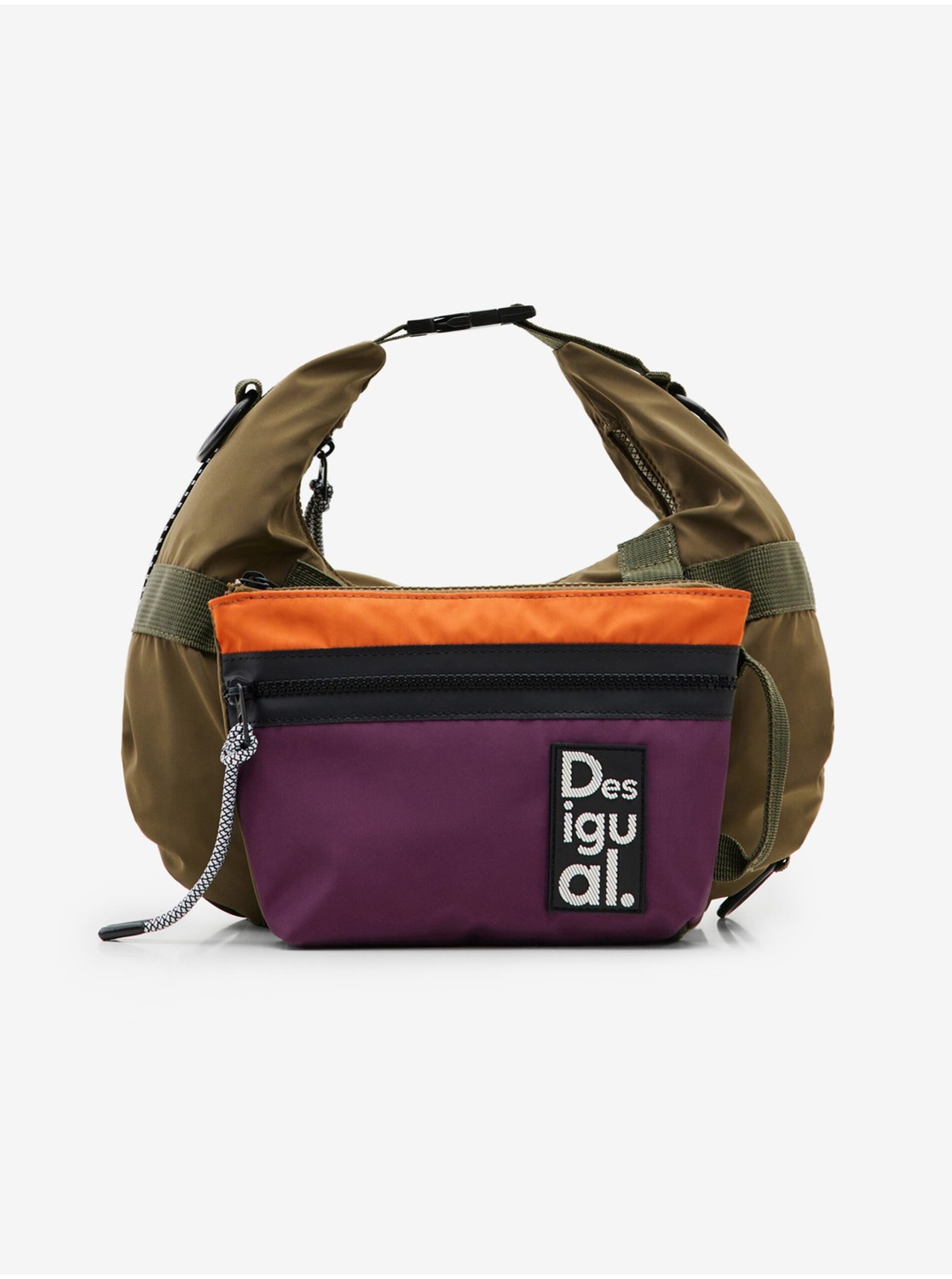 Kaki dámska crossbody kabelka Desigual Modularis Namsos