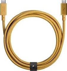 Native Union Belt Cable Pro (USB-C – USB-C) 2.4 m Kraft