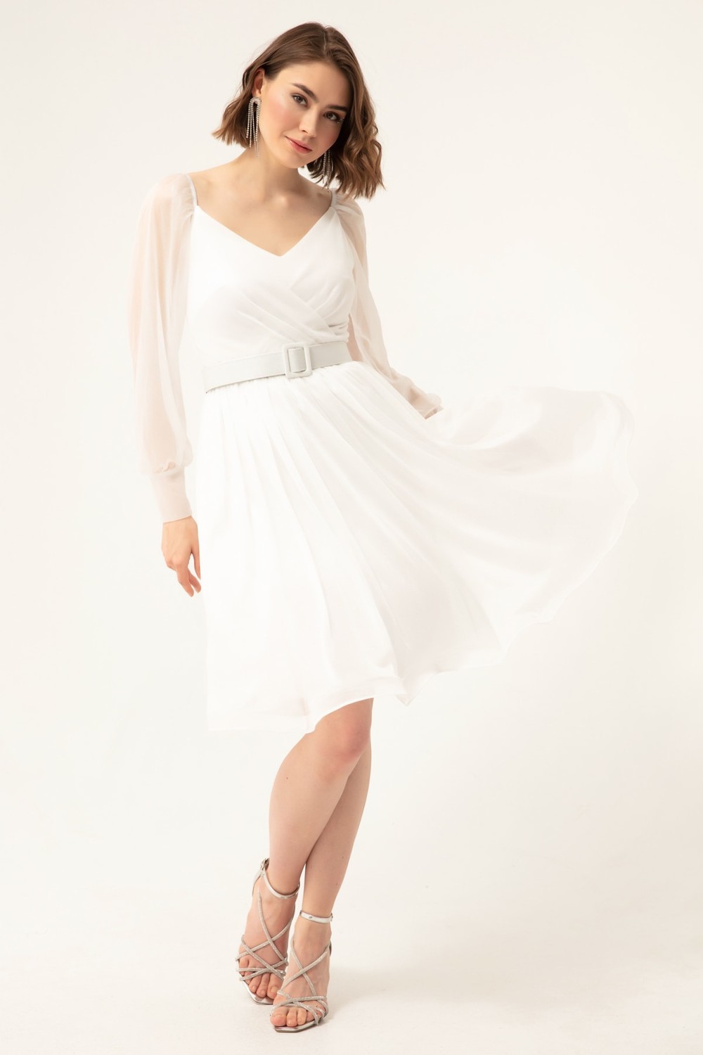 Lafaba Evening & Prom Dress - White - A-line