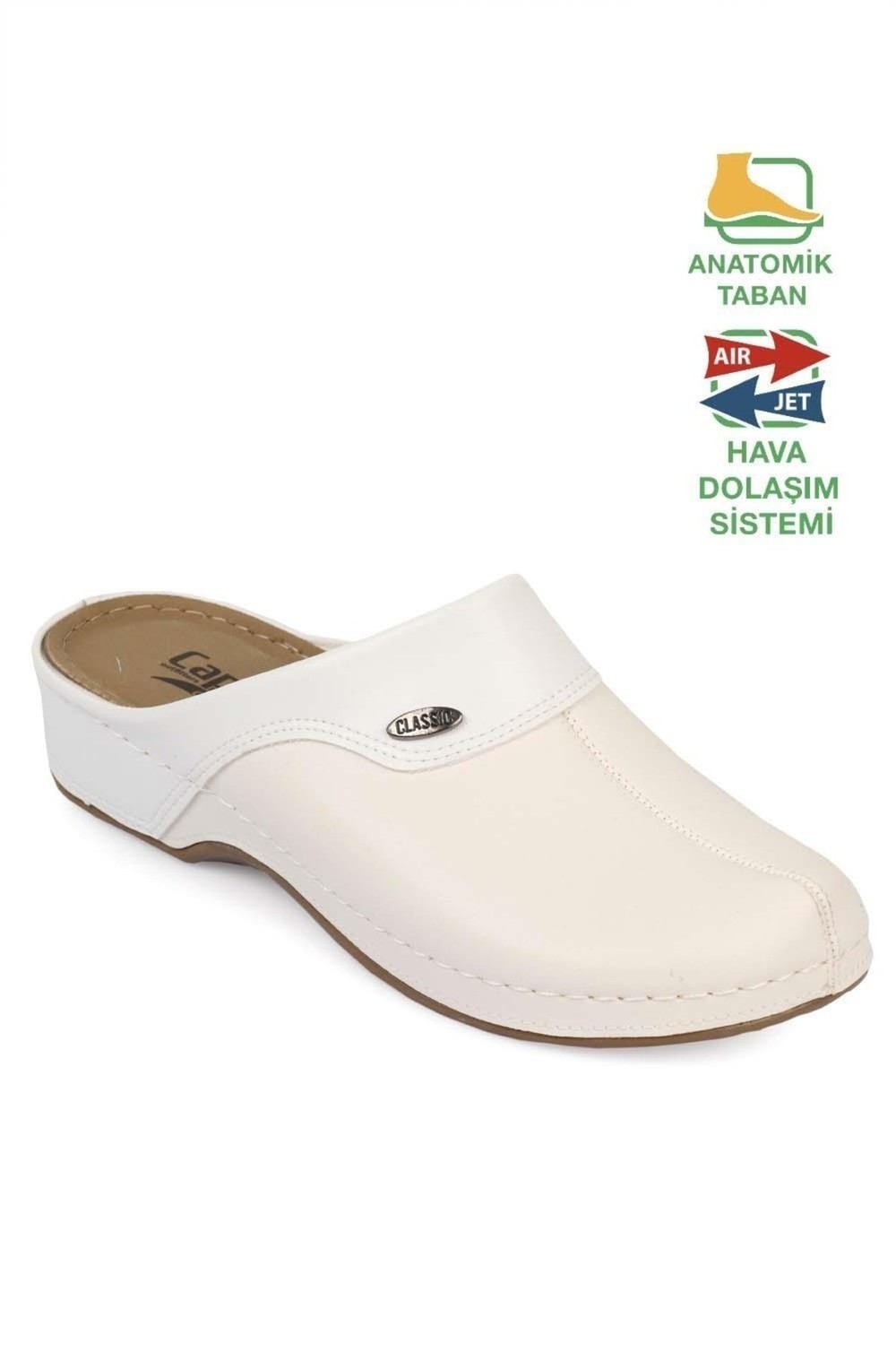 Capone Outfitters Mules - White - Flat