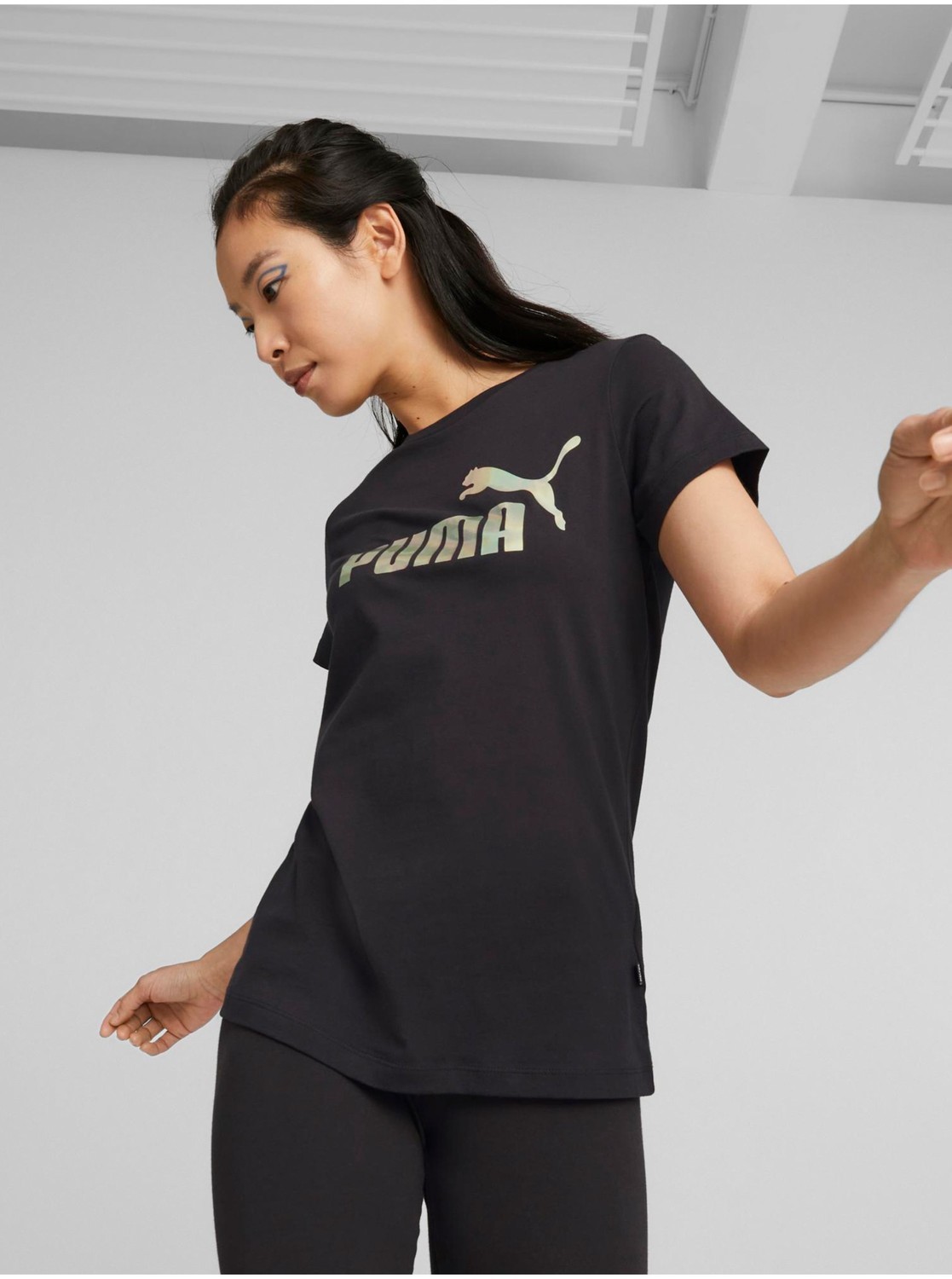 Black Women's T-Shirt Puma - Women