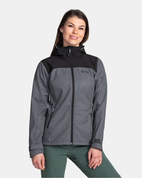 Women's softshell jacket KILPI RAVIA-W Dark gray