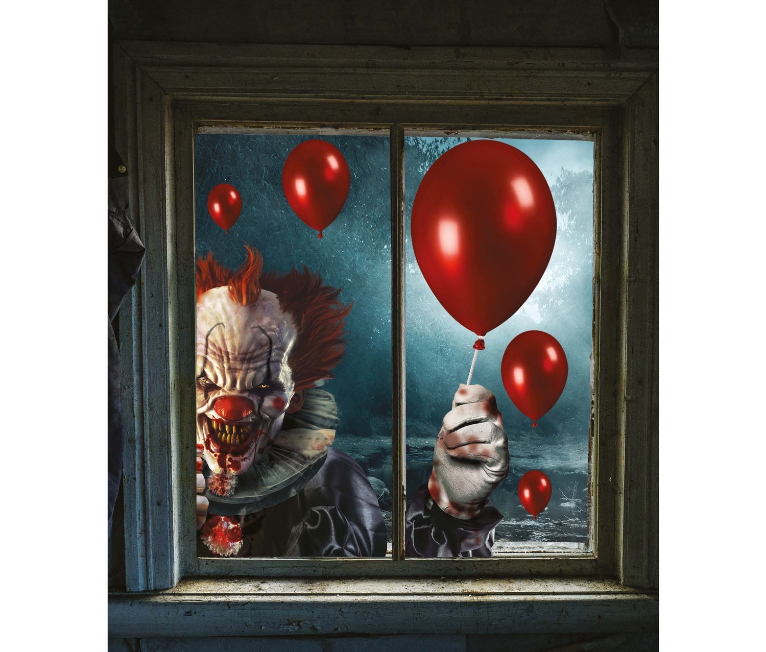 Guirca Dekorácia na okno - Pennywise