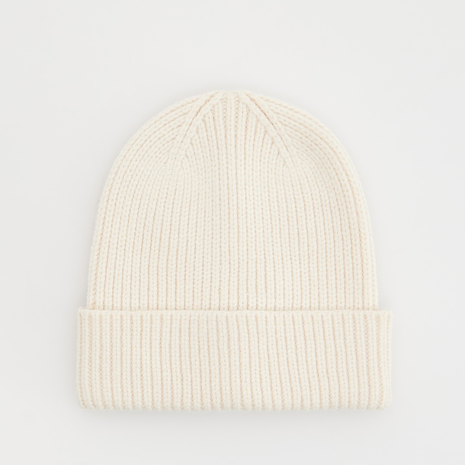 Reserved - Čiapka beanie z prúžkovaného úpletu - Ružová
