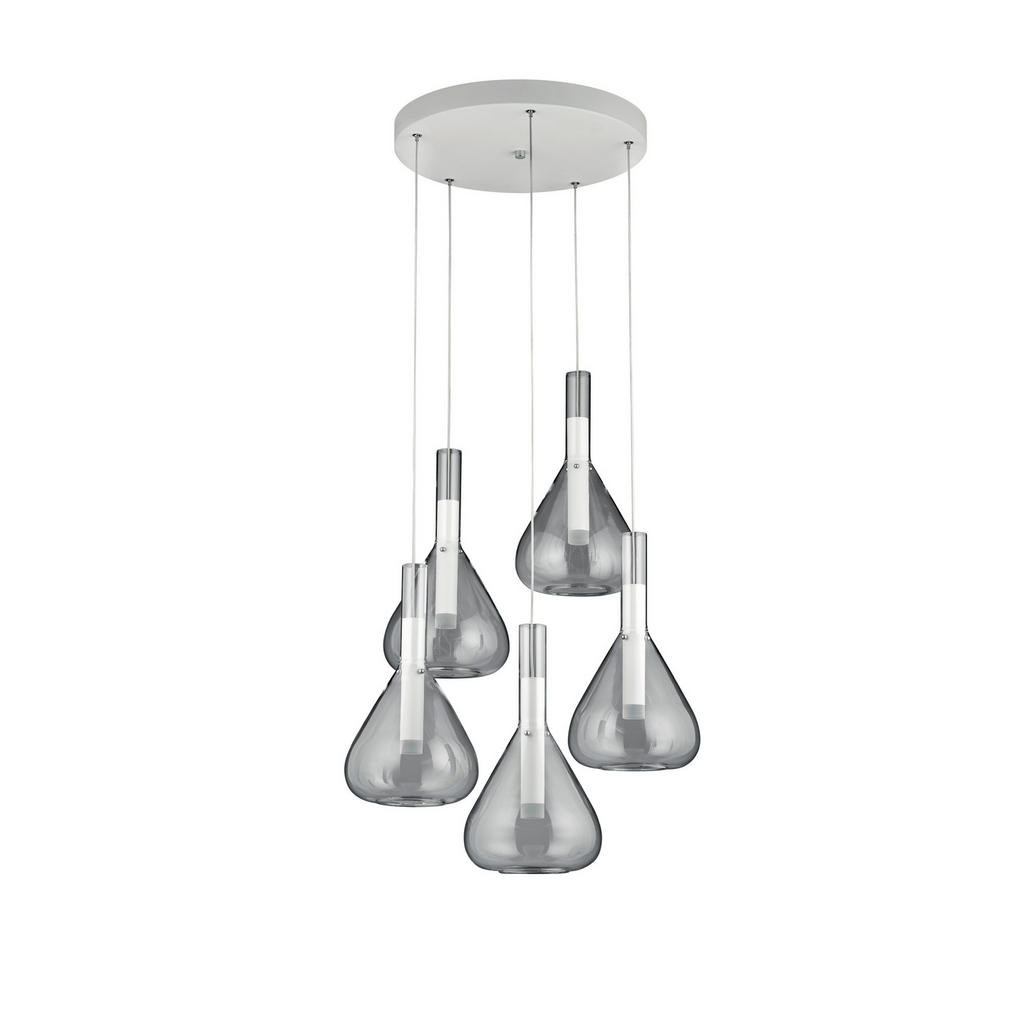 Cinque LED ZÁVESNÉ SVIETIDLO, 55/200 cm